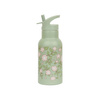 Kubek ze słomką dla dzieci Blossoms Sage 350 ml - A Little Lovely Company