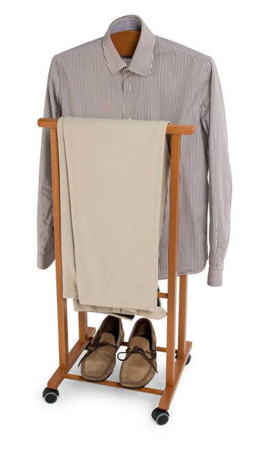 Arredamenti Atri Stojak na koszule i garnitur - 37 x 46 cm, Brązowy