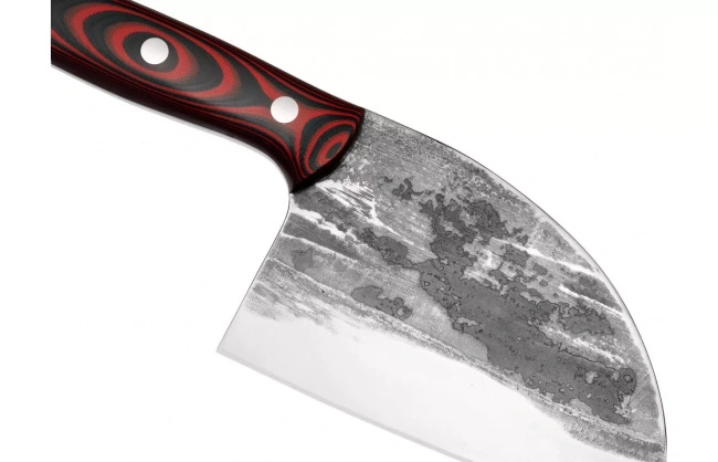 Tasak serbski Samura Mad Bull Mini SMB-0041R, ostrze 14,5 cm, czarno-czerwony