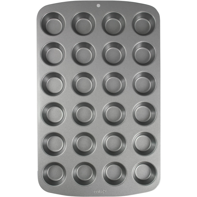 Forma do 24 mini muffinek PME z powłoką nieprzywierającą, stal węglowa