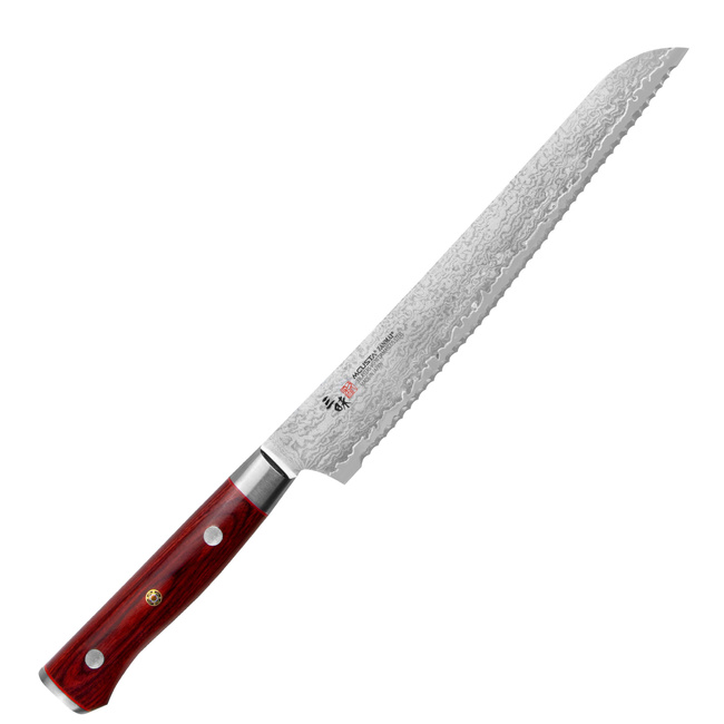 Nóż do pieczywa Mcusta Zanmai Pro Flame HFR-8014D, ząbkowany, VG-10, 23 cm