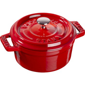 Mini Garnek Żeliwny Okrągły 250 ml, Czerwony - Staub