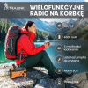EXTRALINK SR-4000 Radio awaryjne solarne z korbką dynamo powerbank 4000mAh latarka SOS