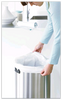 Kosz na śmieci Brabantia Touch Bin 60 l, stal matowa, z szerokim otworem