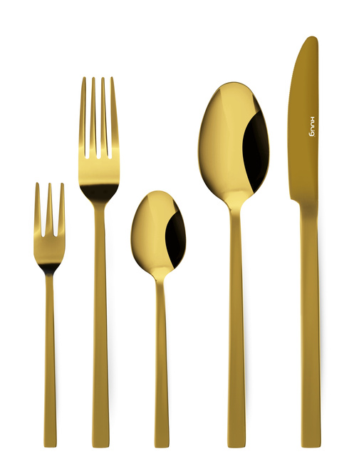 Nóż Obiadowy Piano Shiny Gold 3 Sztuki Zawieszka 30916 - Kulig