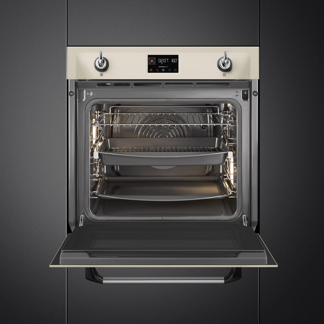 Smeg - Piekarnik, 60 cm, Victoria, Kremowy Victoria Sop6902S2pp Kremowy