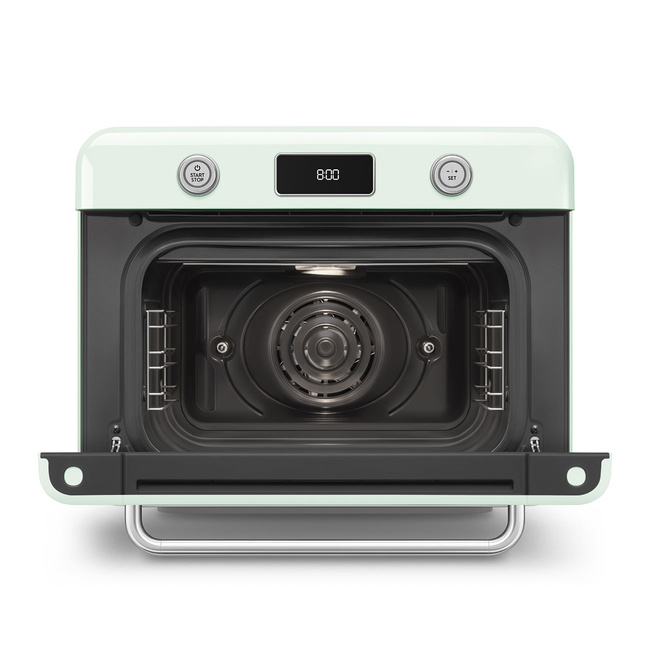 Smeg - Piekarnik Nablatowy Z Funkcją Pary 50's Style Cof01Pgeu Pastelowa Zieleń