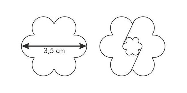 Wykrawacz do kruchych ciasteczek kwiatek Delícia ø 4,0 cm - Tescoma
