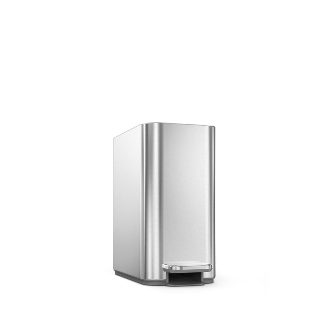 Kosz na śmieci pedałowy slim 5l szczotkowana stal - Simplehuman