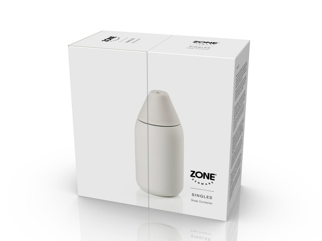 Dozownik do mydła Singles 300 ml - Warm Grey - Zone Denmark