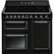 Smeg - Kuchnia wolnost, 100cm, Victoria, czarny Victoria Tr103Ibl2 Czarny