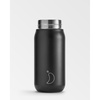 Termiczny kubek 2w1 ze słomką | 750ml | Czarny series 2 - Chillys bottles