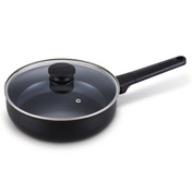 Patelnia głęboka Brabantia Vanta 24 cm ze szklaną pokrywką, 2,97 l