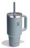 Kubek termiczny Hydro Flask 32 oz Travel Tumbler ze słomką i uchwytem, Shale Grey