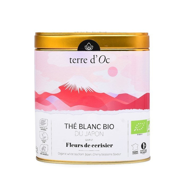 Td-Herbata biała 50g kwiat wiśni, White tea - Terre D'oc