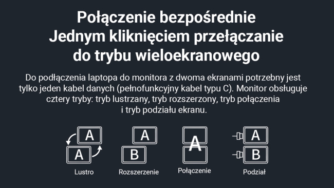 Extralink Smart Life T01 15.6" | Przenośne Monitory Do Laptopa | 2 Monitory, Ips