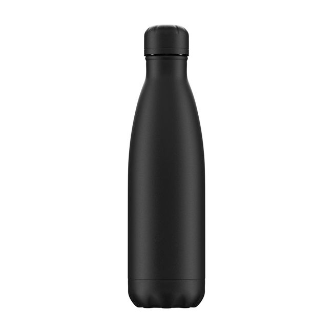 butelki termiczne 500 ml seria monochrome all black - Chilly's Bottles