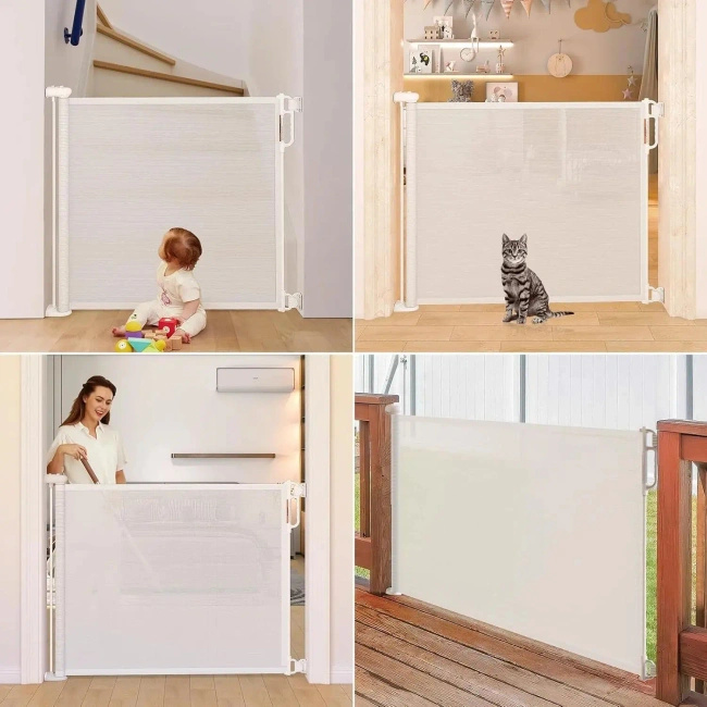 Bramka zabezpieczająca dla dzieci Momcozy BG019, szerokość do 140 cm
