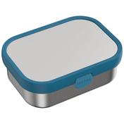 Lunchbox stalowy Mepal Campus Cool Blue, 750 ml, wkład bento z widelczykiem