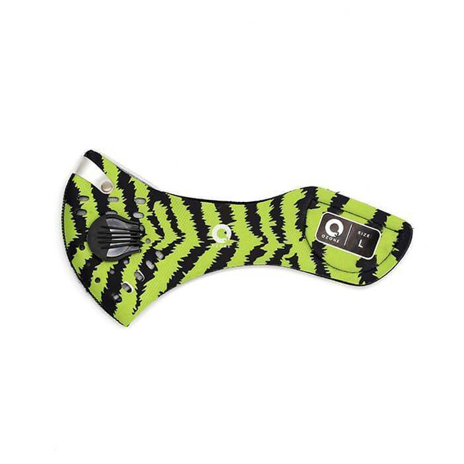 Maska antysmogowa Sport Green Zebra 