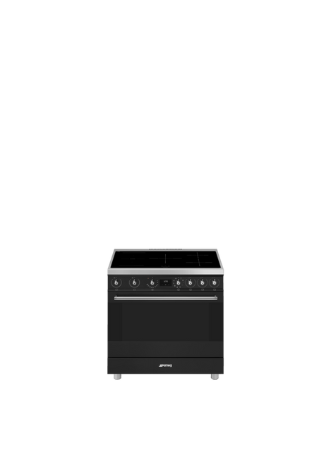 Smeg - Kuchnia wolnostojąca Symfonia C9Immb2 Czarny Mat