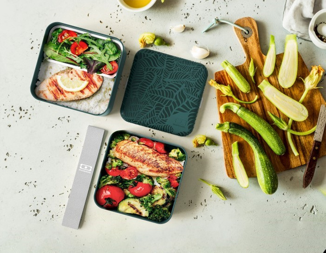 Lunchbox Bento Square Fr, Graphic Jungle - Monbento