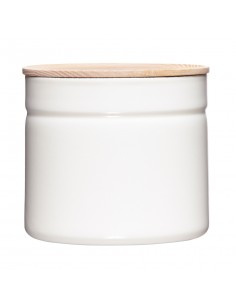 Pojemnik z drewnianą pokrywą 1,3l Pure White - Riess