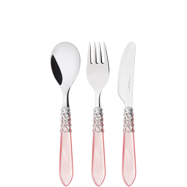 Melodia Zestaw Sztućców Dla Dziecka Różowy - Bugatti