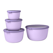 Zestaw 4 Misek Cirqula Okrągła 500 1000 2000 3000 Ml Nordic Lilac 106233074600