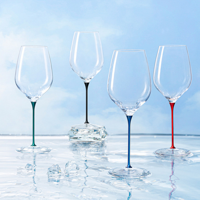 Kieliszek Do Wina Lava Glass Czarny