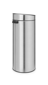 Kosz na śmieci Brabantia Touch Bin New 30 l, stal matowa, z wyjmowanym wiadrem