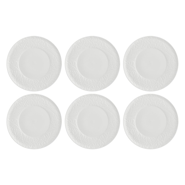 La Porcellana Bianca Bosco Zestaw 6 Talerzy Obiadowych 26 Cm
