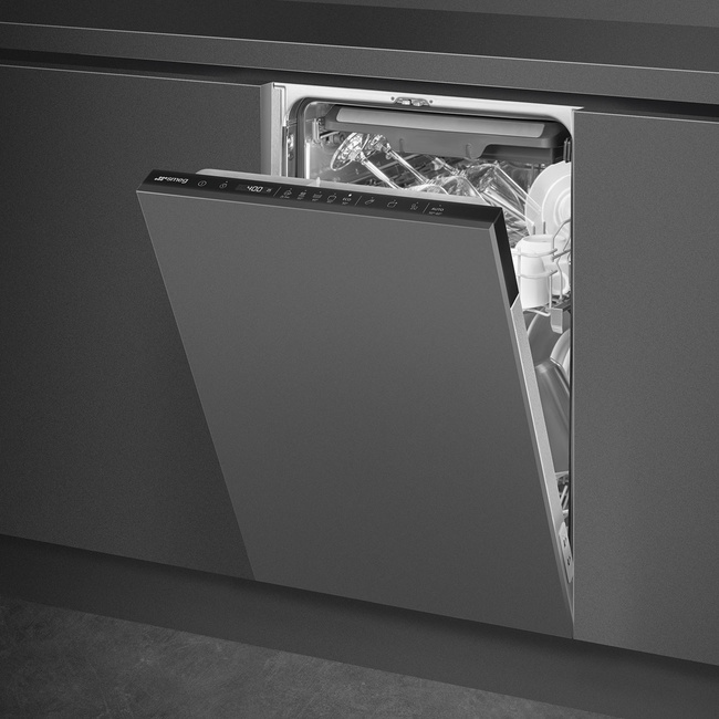 Smeg - Zmywarka do naczyń, 45 cm UNIVERSAL ST4533IN Czarny (panel sterowania)