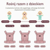 Nosidełko Momcozy BC001 PureHug z szelkami X, szare, przewiewne