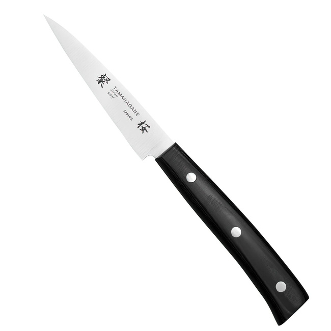 Tamahagane Sakura Aus-6a - Nóż do obierania z rękojeścią z micarty, ostrze 9 cm