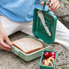 Monbento Snacky Lunchbox Dla Dzieci 0,85 L Green Forest