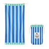 Ręcznik plażowy Dock & Bay Blue Sky L 160 x 90 cm, szybkoschnący, z recyklingu