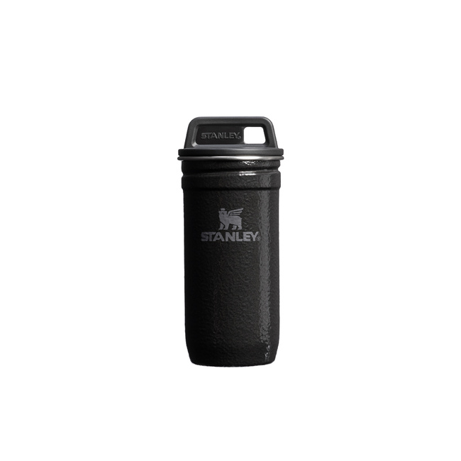 Kieliszki metalowe w etui Pre-Party Hammertone Black - Stanley