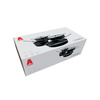 Zestaw garnków Alessi Pots&Pans AJM100S6 A, 6 elementów, czarny