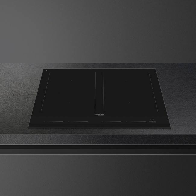 Smeg - Płyta indukcyjna, 60cm, Linea, Black linea Sim1644d czarne szkło.