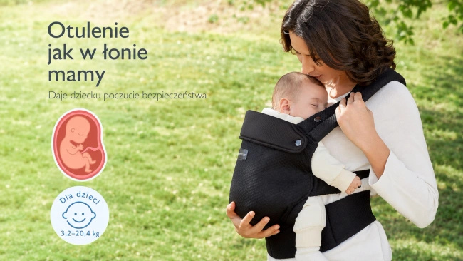 Nosidełko ergonomiczne Momcozy BC001 PureHug Air Mesh, czarne