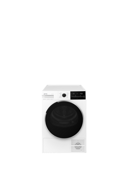 Smeg - Suszarka, 8kg, A+++. Steam, Lcd, 54cm Universal Dnp83Slin Biały.