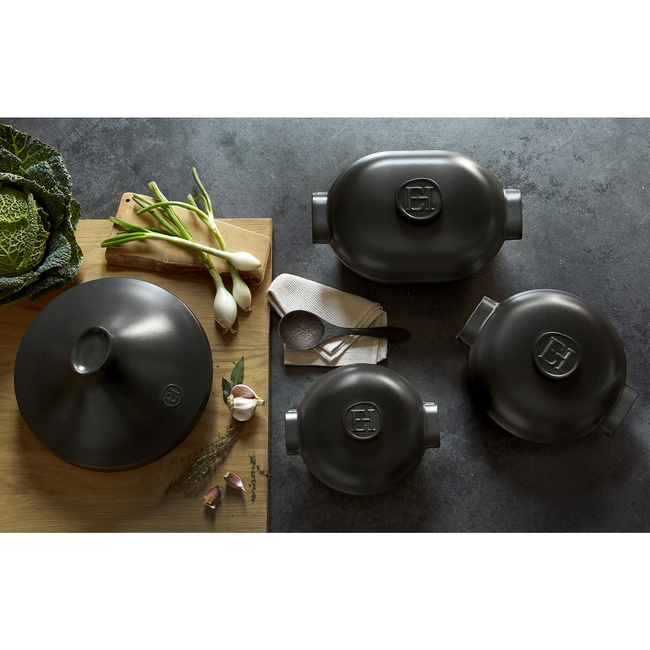 Tagine indukcja 33cm 4l - czarny - Emile Henry