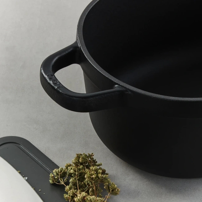 Żeliwny, Owalny Garnek Z Pokrywą Graphite 27X22 Cm, 4,8 L - Berghoff