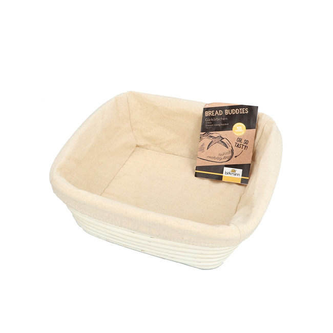 Koszyki do wyrastania chleba kwadratowe 25 x 25 cm Bread Buddies - Birkmann