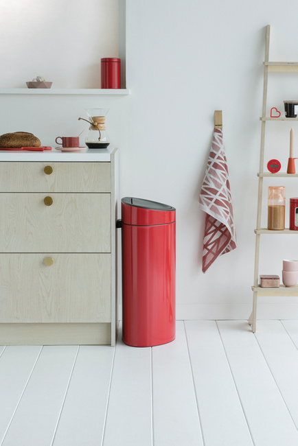 Kosz 40l touch bin new czerwony - Brabantia