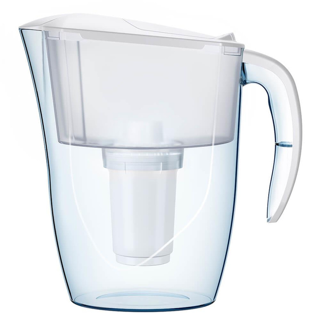 Dzbanki filtrujące wodę 2,9 l Dalia Biały + wkład B100-5 - Aquaphor