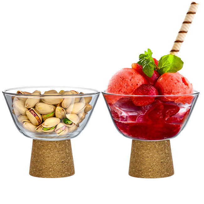 Komplet 2 Miseczek Na Przekąski 380 Ml Vilagio 1128 - Vialli Design