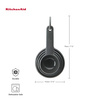 Kitchenaid Miarki Kuchenne Cups 4 Szt. Charcoal Grey