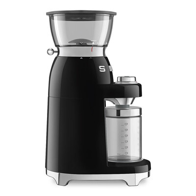 Smeg - Młynek do kawy CGF03BLEU SDA 50'S STYLE - czarny